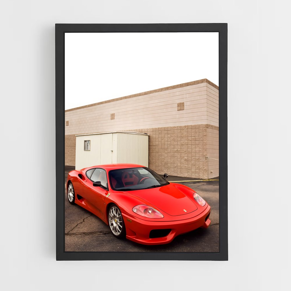 Poster Rêve Rouge – affiche Ferrari (vue 2)